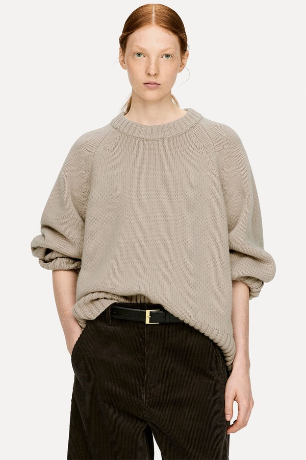 Chunky Pure Cashmere Jumper from ARKET