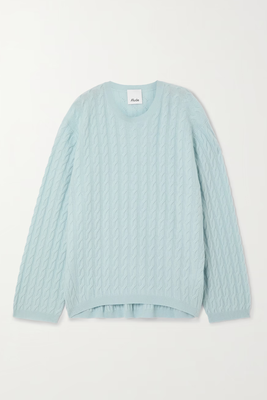 Cable-Knit Cashmere Sweater from Allude