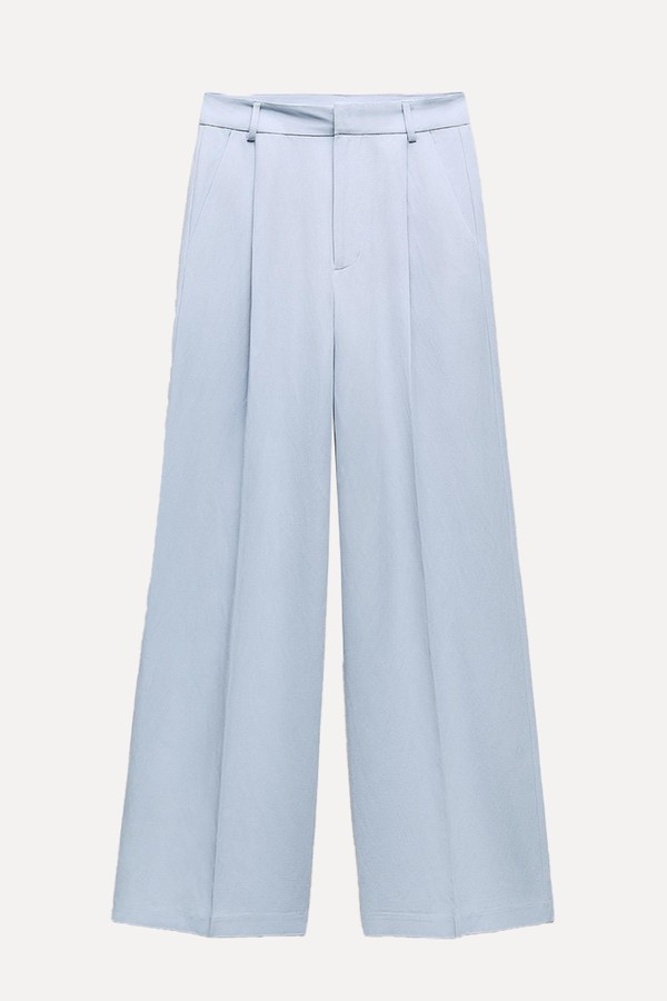 Flowing Trousers With Pleats from Zara