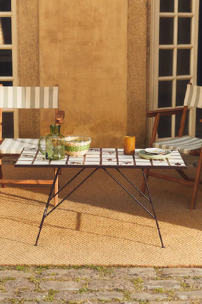 Table With Mosaic Top