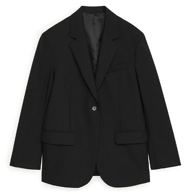 Oversized Wool Hopsack Blazer from Arket