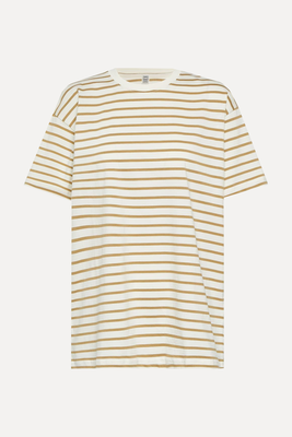 Striped Cotton Jersey T-Shirt from Totême