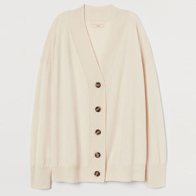 Fine-Knit Cashmere Cardigan from H&M