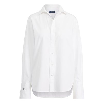 Monogram-Sleeve Button-Down