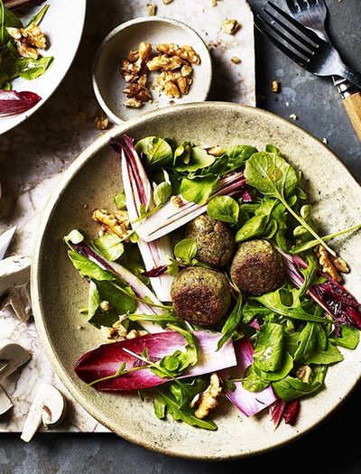 Mushroom & Blue Cheese Quinoa Balls