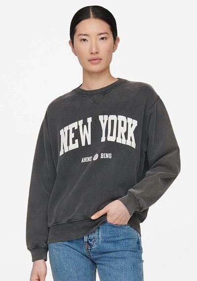 Grey Washed Sweatshirt from Anine Bing 