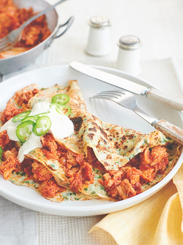 Chorizo & Pulled Pork Pancakes
