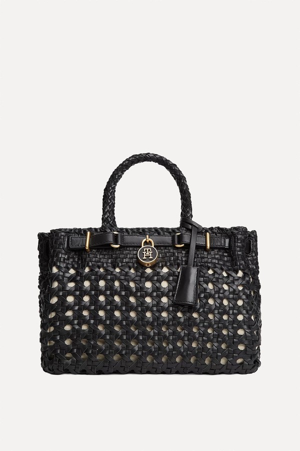 The American Icon Braided Leather Tote Bag