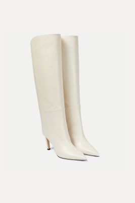 Alizze Leather Knee-High Boots from Jimmy Choo