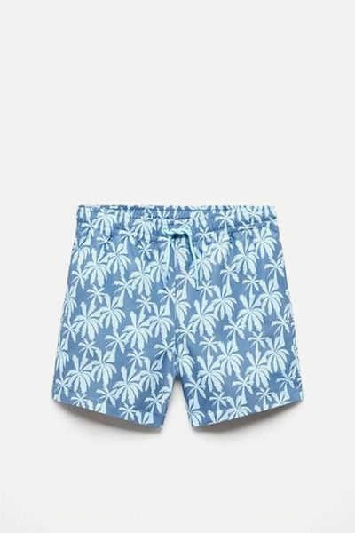 Palm Trees Print Swimsuit from Mango