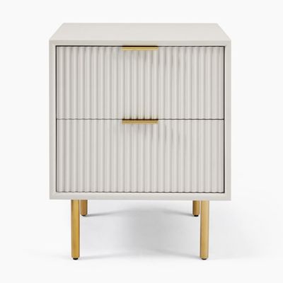 Quinn Lacquer Bedside Table from West Elm