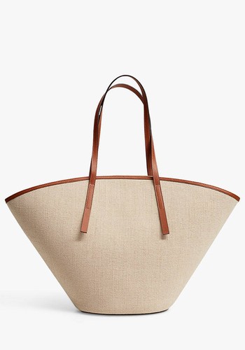 Jute Basket Shopper from Mango