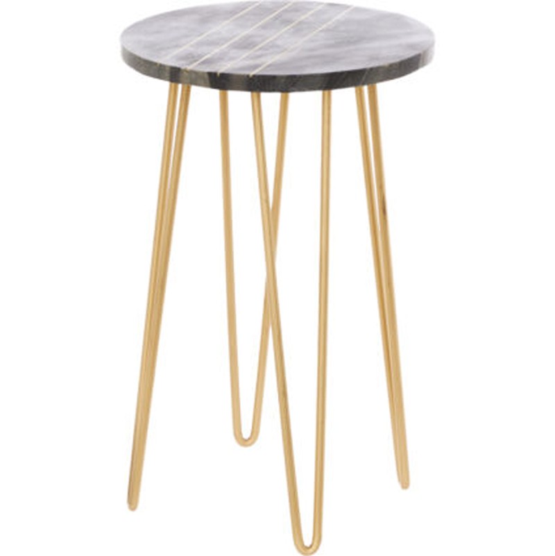Black & Gold Tone Plant Stand