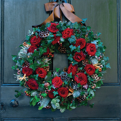 Scarlet Christmas Wreath from Adore My Door