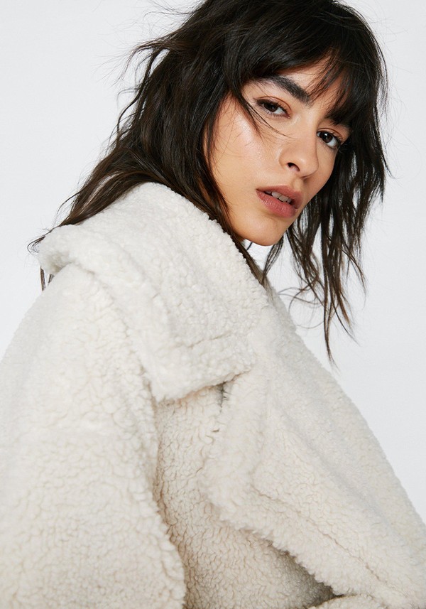 Oversized Teddy Faux Fur Coat