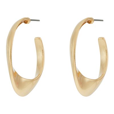 Organic Twist Hoop Earrings from Accessorize