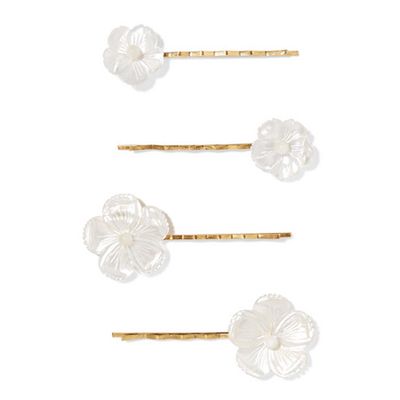 Gold-Tone Pearl Hair Slides from Jennifer Behr