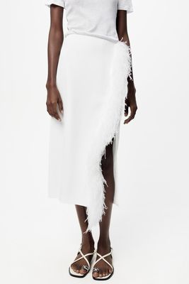 Collection Feather Midi Skirt from Zara
