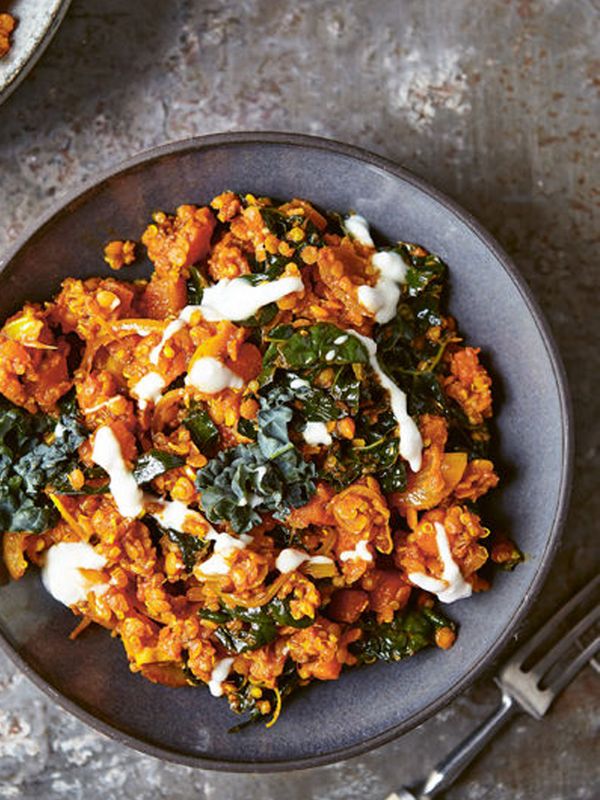 Spicy Red Lentil & Quinoa Pot