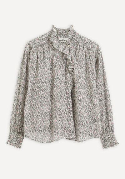 Pamias High-Neck Paisley Blouse from Isabel Marant Etoile