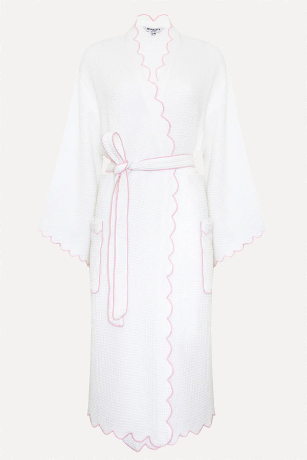 Arabella Scallop Robe from  Mamacita Collective