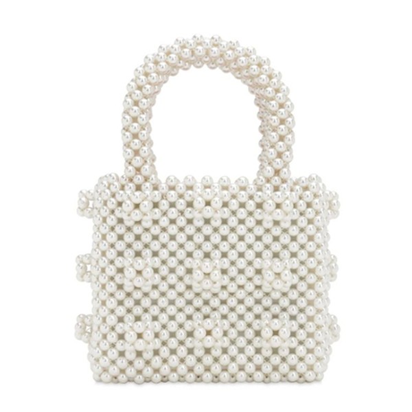Mini Antonia Beaded Top Handle Bag from Shrimps
