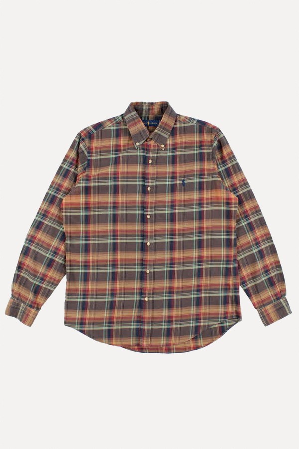 Vintage Oversized Flannel Shirt from  Ralph Lauren 