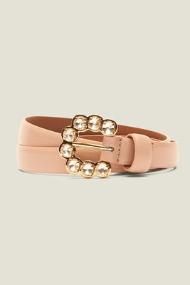 Belt With Rhinestone Buckle from Sandro