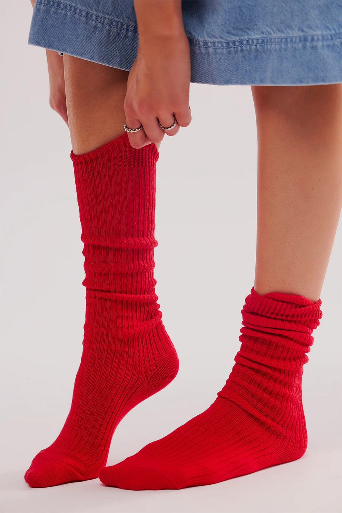 Super Scrunch Solid Socks  from Free People