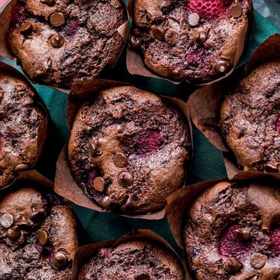 Chocolate Raspberry Muffins