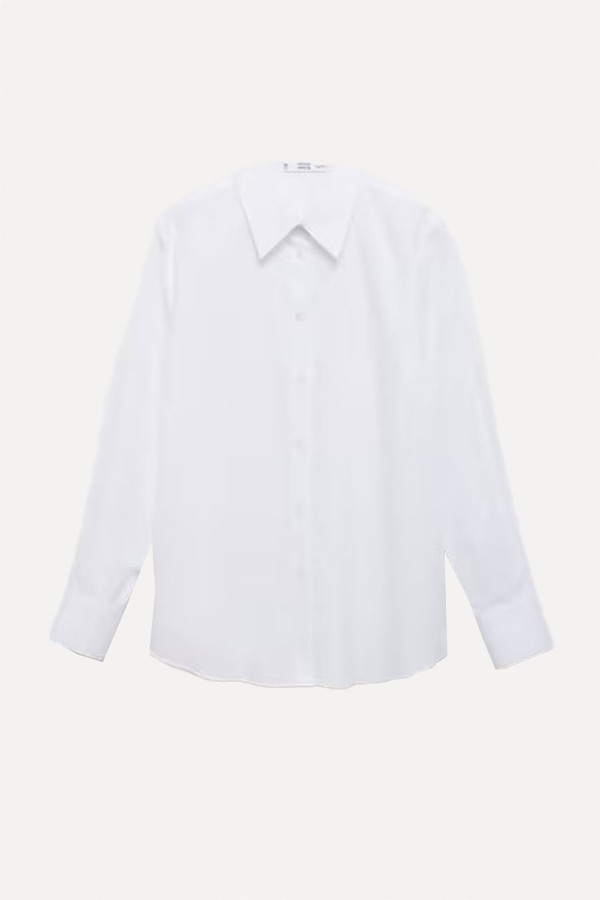 Fitted Cotton Shirt from Mango