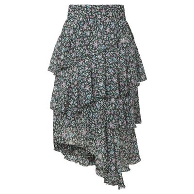 Tiered Georgette Skirt from Isabel Marant  Étoile
