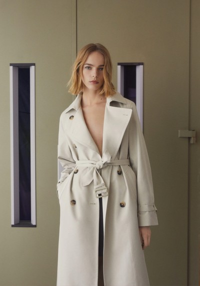 Double Breasted Trench from Mango