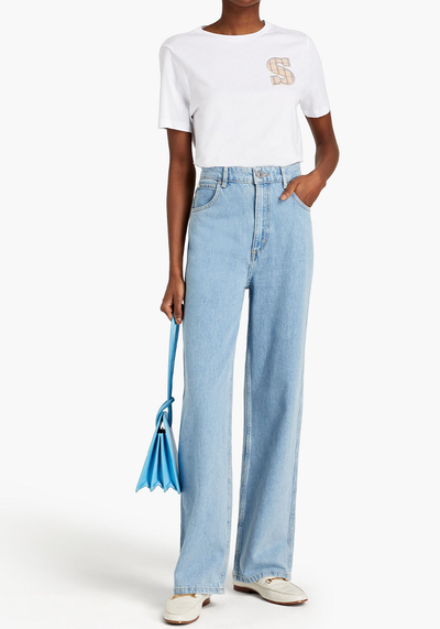 Jordy High Rise Wide Leg Jeans from Sandro