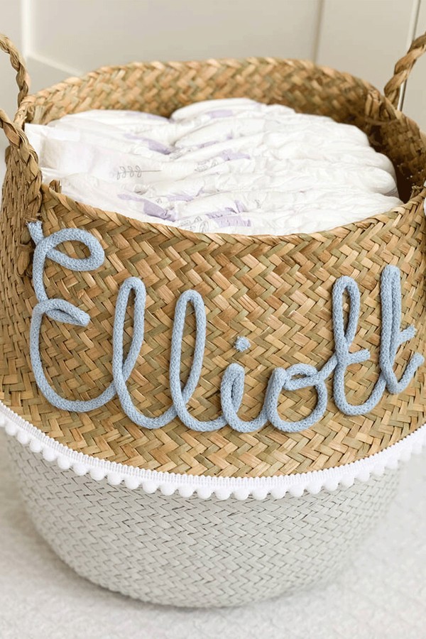 Personalised Toy Storage Basket from Dolly Sheep