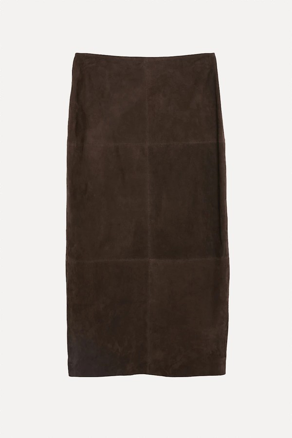 Studio Suede Maxi Pencil Skirt from River Island 