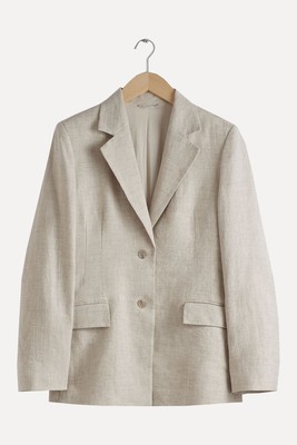 Fitted Linen Blazer from & Other Stories