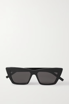 Mica Cat-Eye Acetate Sunglasses  from Saint Laurent