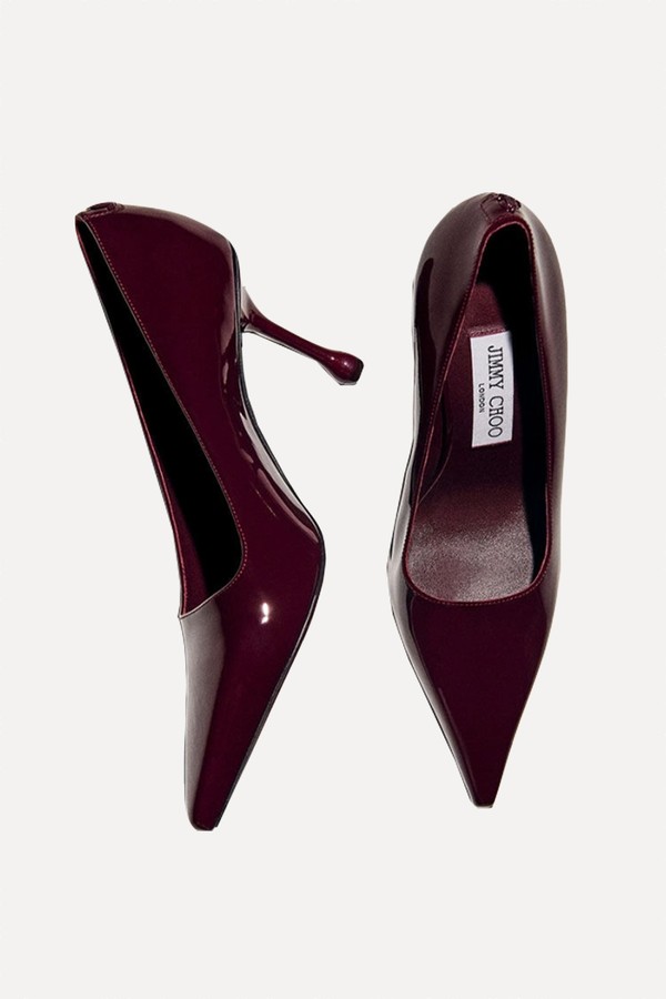 Garnet Patent Leather Pumps from Jimmy Choo