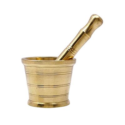 Traditional Brass Pestle & Mortar from CIY