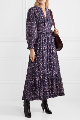 Likoya Ruffled Cotton-Voile Maxi Dress from Isabel Marant Étoile