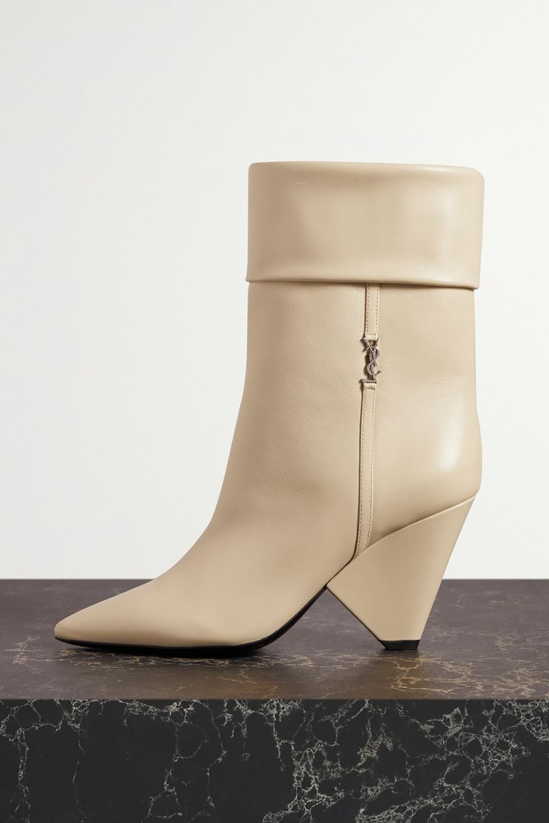 Niki Leather Ankle Boots from Saint Laurent