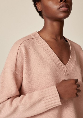 Merino Cashmere Oversized Box Jumper from ME+EM