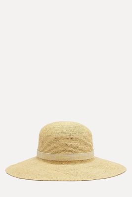Woody Raffia Sun Hat from Chloé