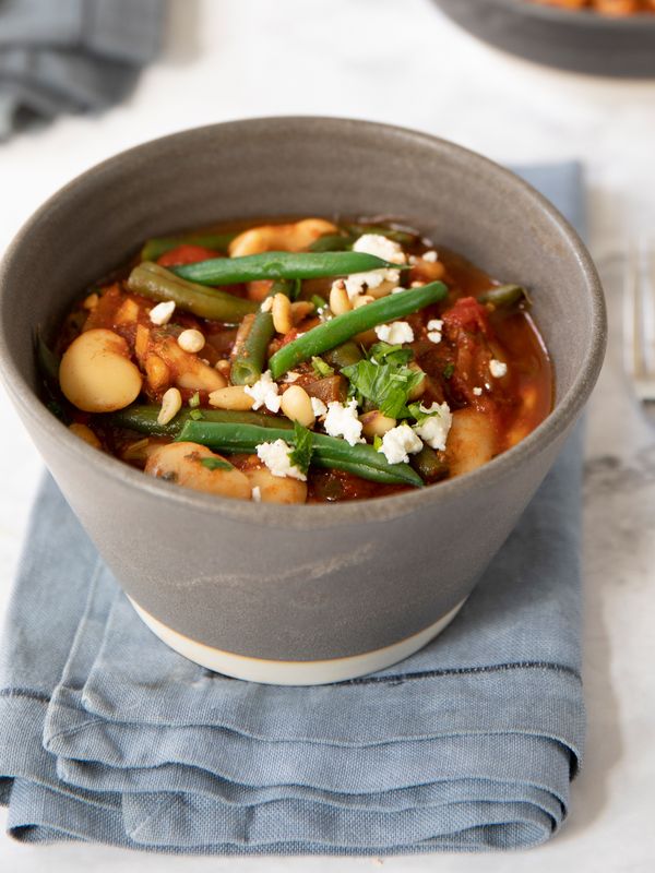 Greek Style Tomato & Bean Stew