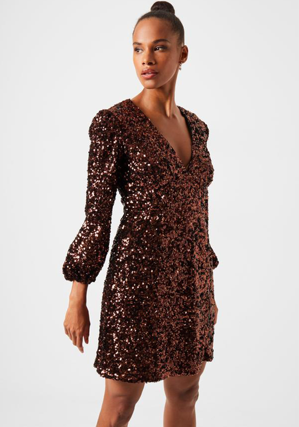 Eeka Cluster Sequin Mini Dress