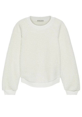 Calvin Jersey-Paneled Fleece Sweatshirt from Alice & Olivia