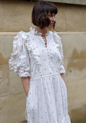 Florence White Floral Dress from Magali Pascal