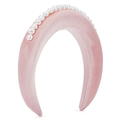 Lady Di Pink Velvet Headband from Wald Berlin