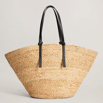 Jute Basket Bag from Mango